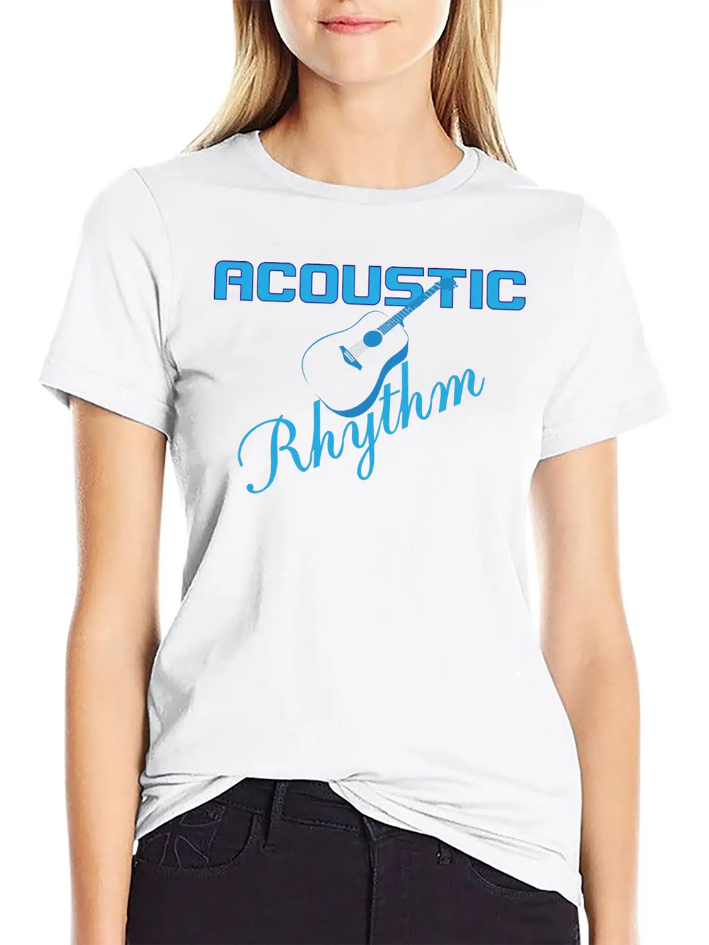 Acoustic Classic Crew Neck Graphic Tee – Everyday Minimal Look