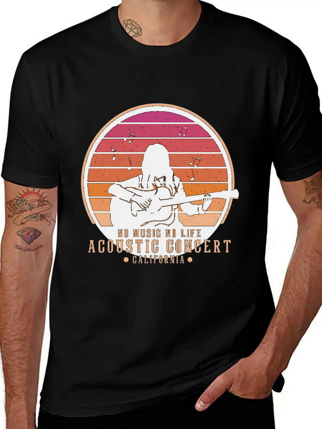 Acoustic Concert Timeless Short Sleeve Tee – Comfy And Minimalist Design