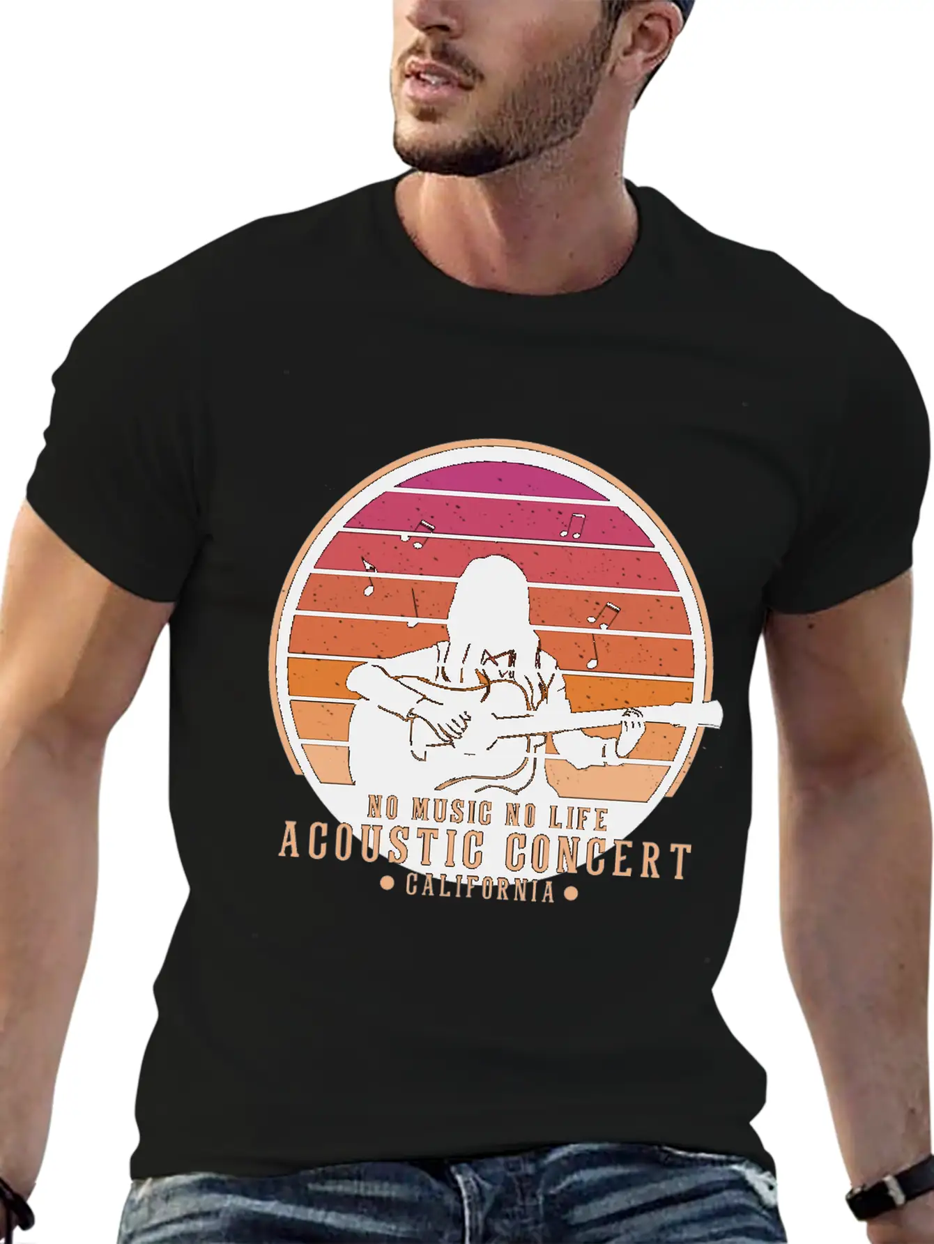 Acoustic Concert Timeless Short Sleeve Tee – Comfy And Minimalist Design