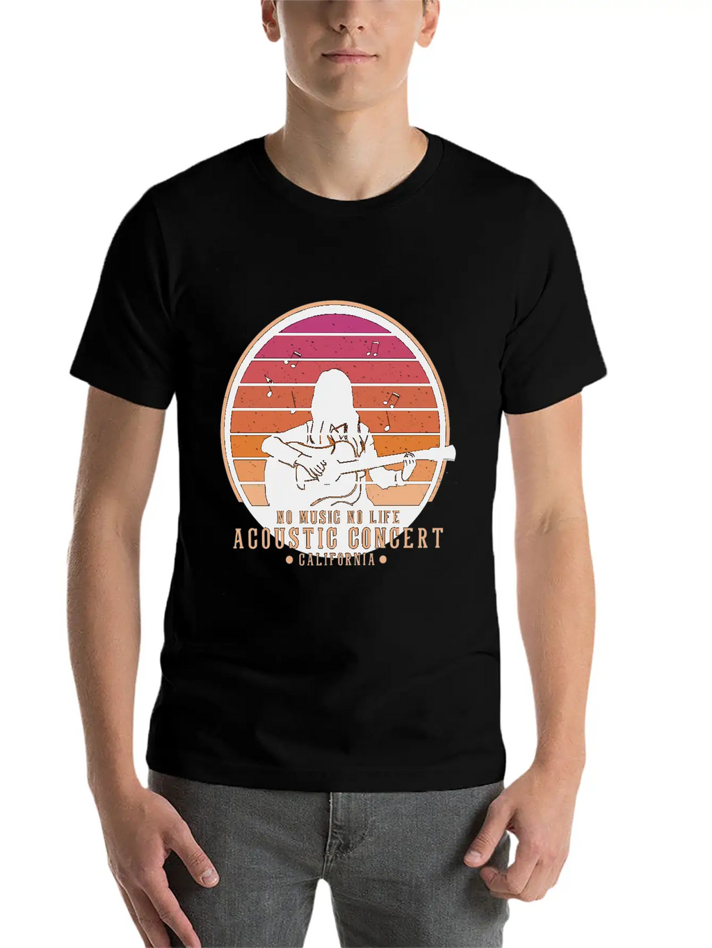 Acoustic Concert Timeless Short Sleeve Tee – Comfy And Minimalist Design