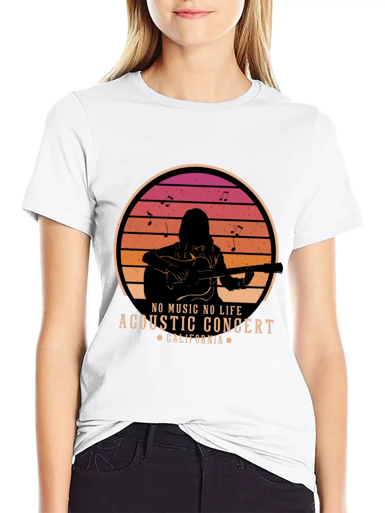 Acoustic Concert Timeless Short Sleeve Tee – Comfy And Minimalist Design