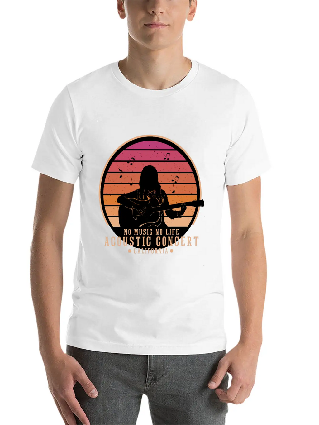 Acoustic Concert Timeless Short Sleeve Tee – Comfy And Minimalist Design