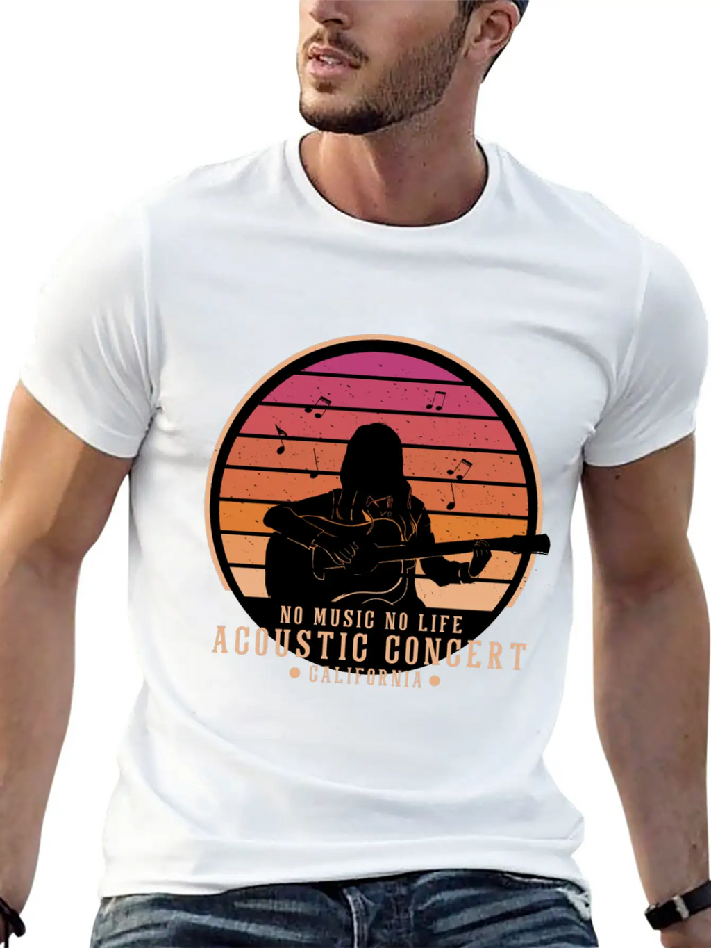 Acoustic Concert Timeless Short Sleeve Tee – Comfy And Minimalist Design