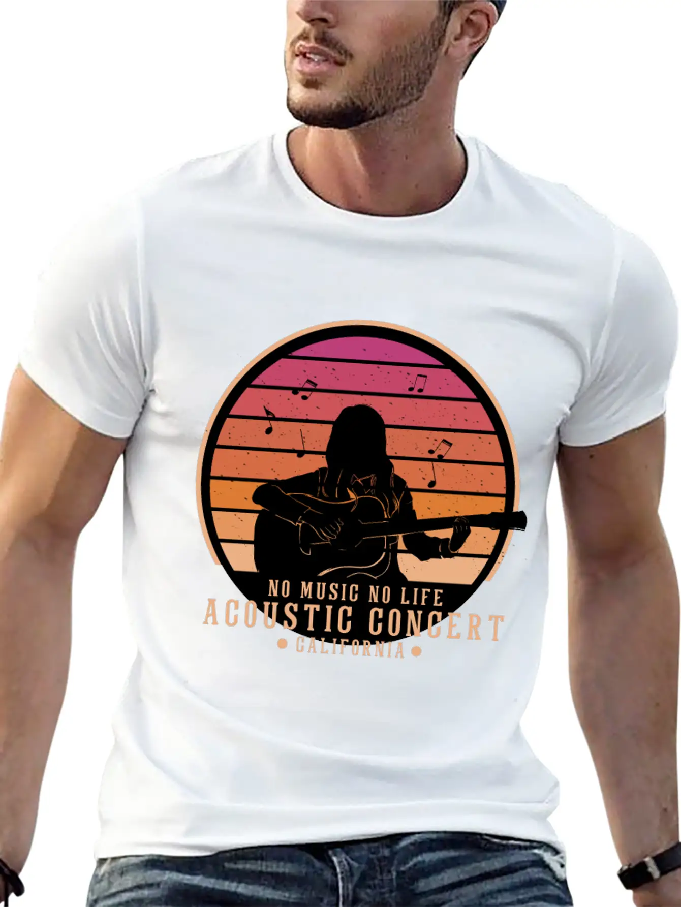 Acoustic Concert Timeless Short Sleeve Tee – Comfy And Minimalist Design