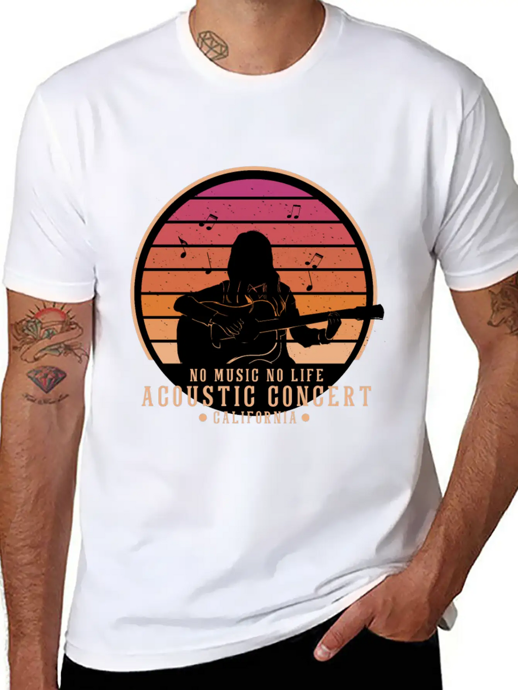 Acoustic Concert Timeless Short Sleeve Tee – Comfy And Minimalist Design
