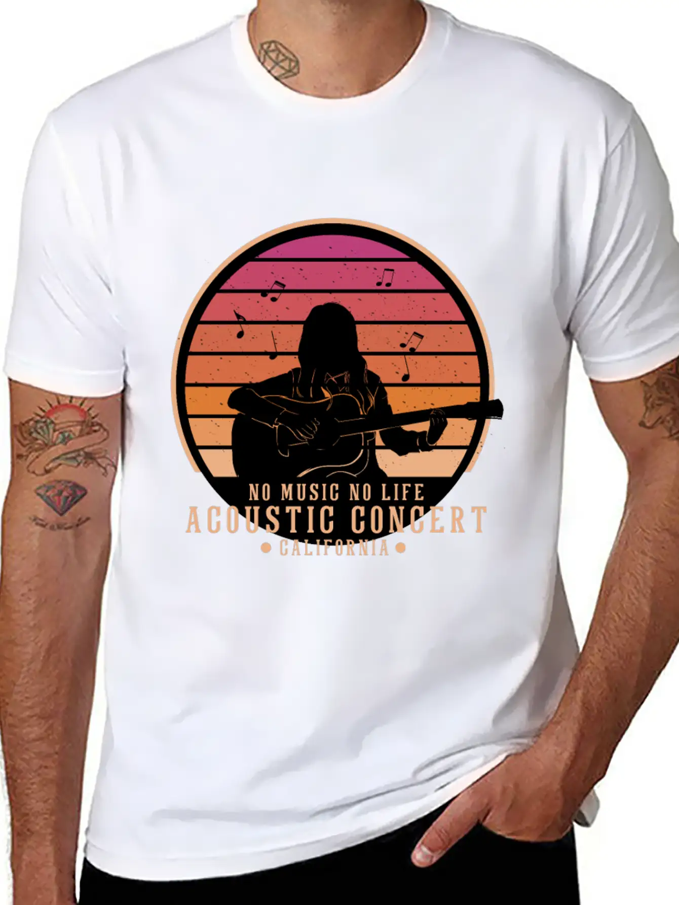 Acoustic Concert Timeless Short Sleeve Tee – Comfy And Minimalist Design
