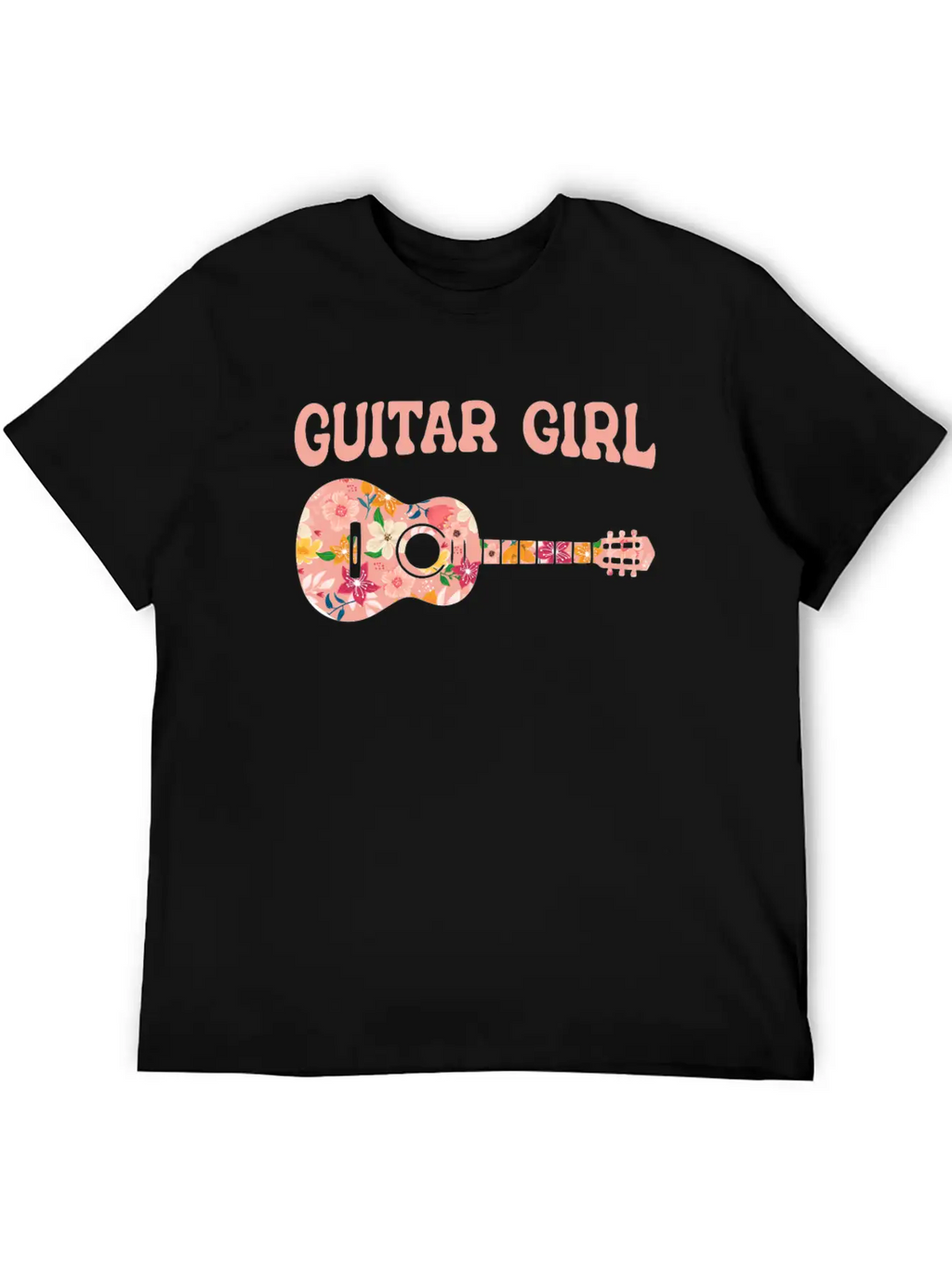 Acoustic Guitar Guitarist Timeless Short Sleeve Tee – Comfy And Minimalist Design