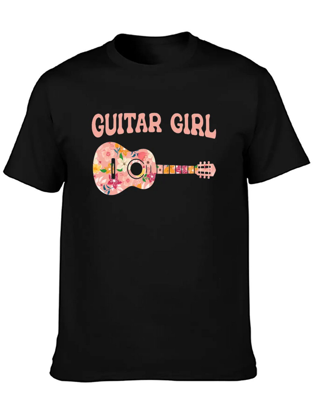 Acoustic Guitar Guitarist Timeless Short Sleeve Tee – Comfy And Minimalist Design