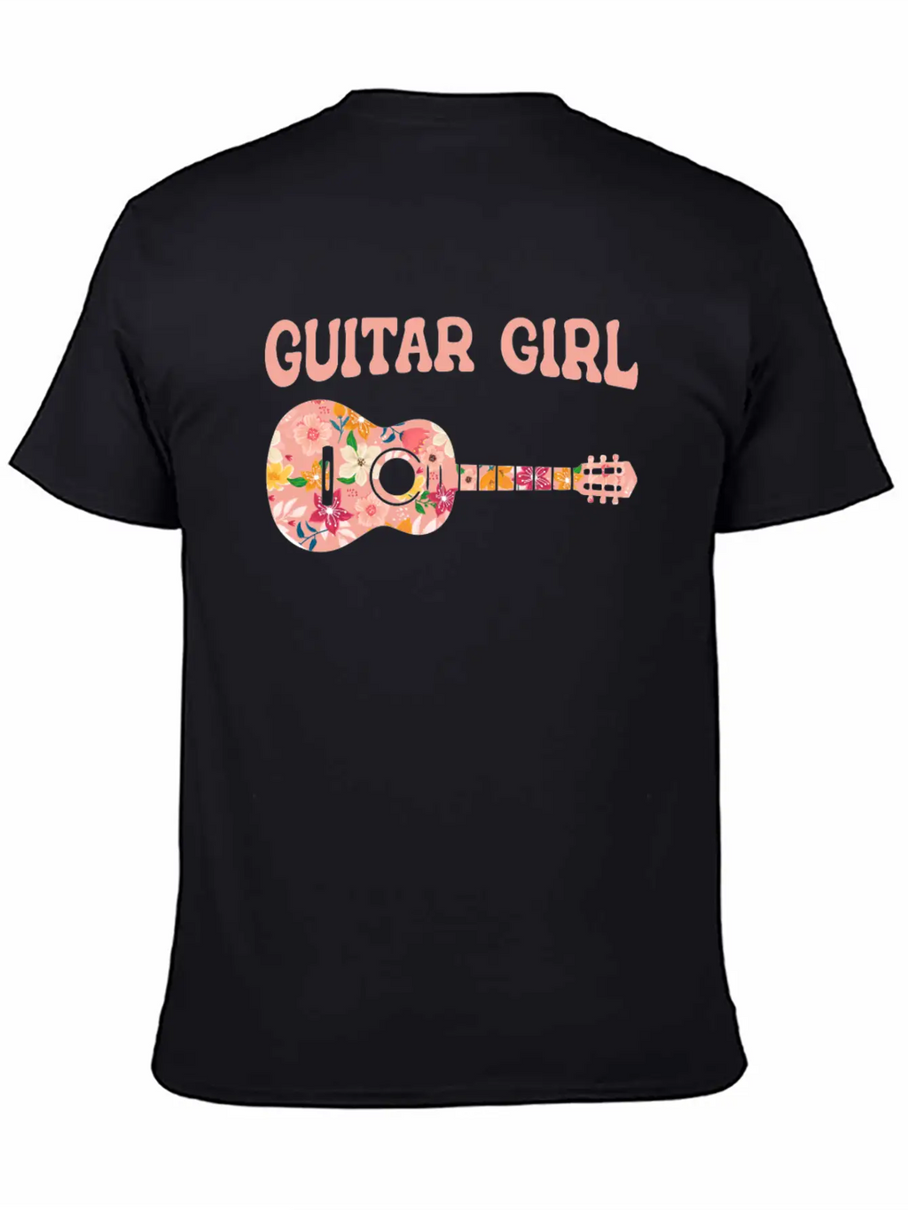 Acoustic Guitar Guitarist Timeless Short Sleeve Tee – Comfy And Minimalist Design