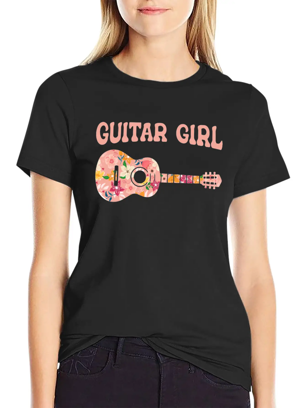 Acoustic Guitar Guitarist Timeless Short Sleeve Tee – Comfy And Minimalist Design