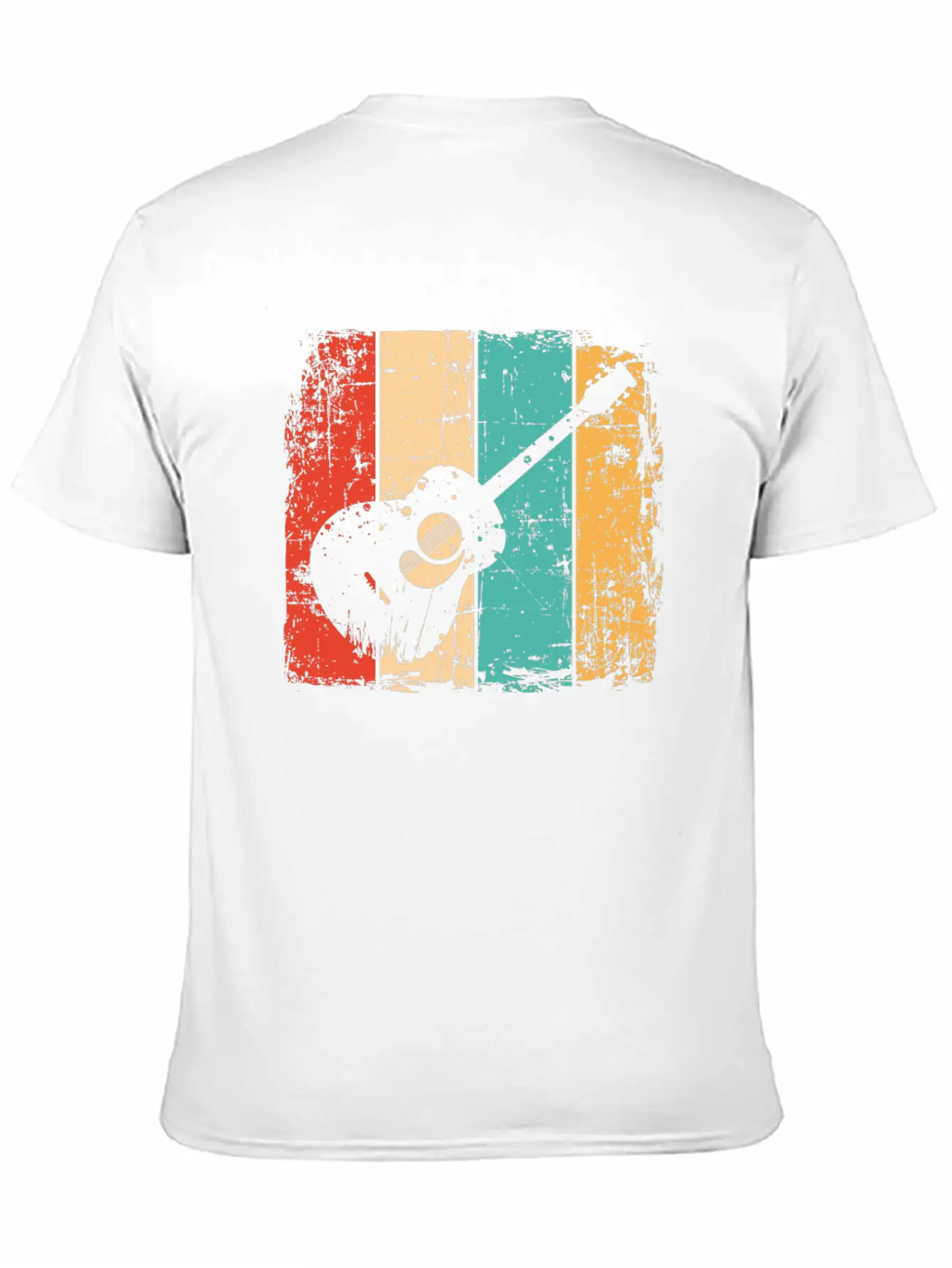 Acoustic Guitar Vintage Comfortable Minimalist Graphic Tee – Summer Style Essential