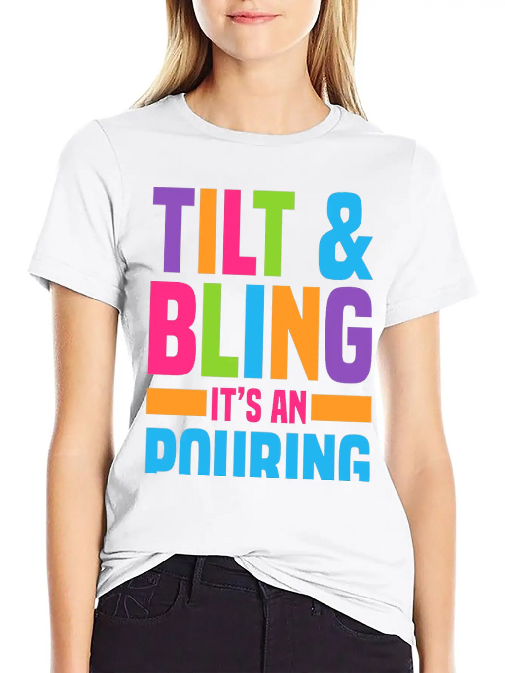 Acrylic Casting Gifts | Painter Art Canvas Paint Breathable Soft Cotton T-Shirt – Timeless Casual Look