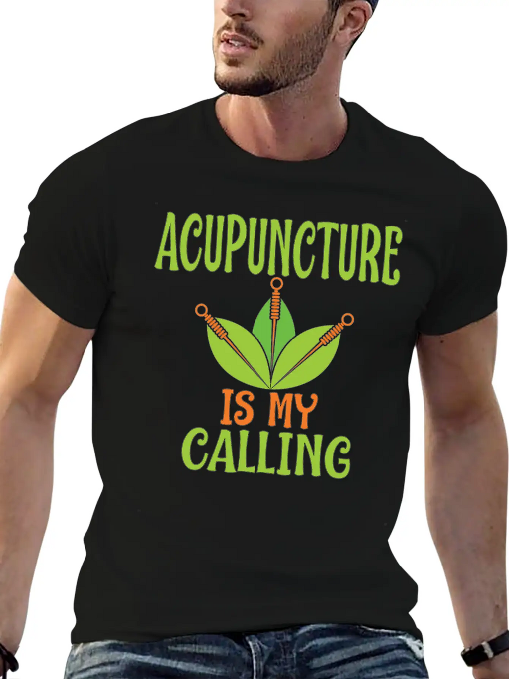 Acupuncture Is My Calling Acupuncturists Classic Cotton Tee – Unisex Comfort For Any Season