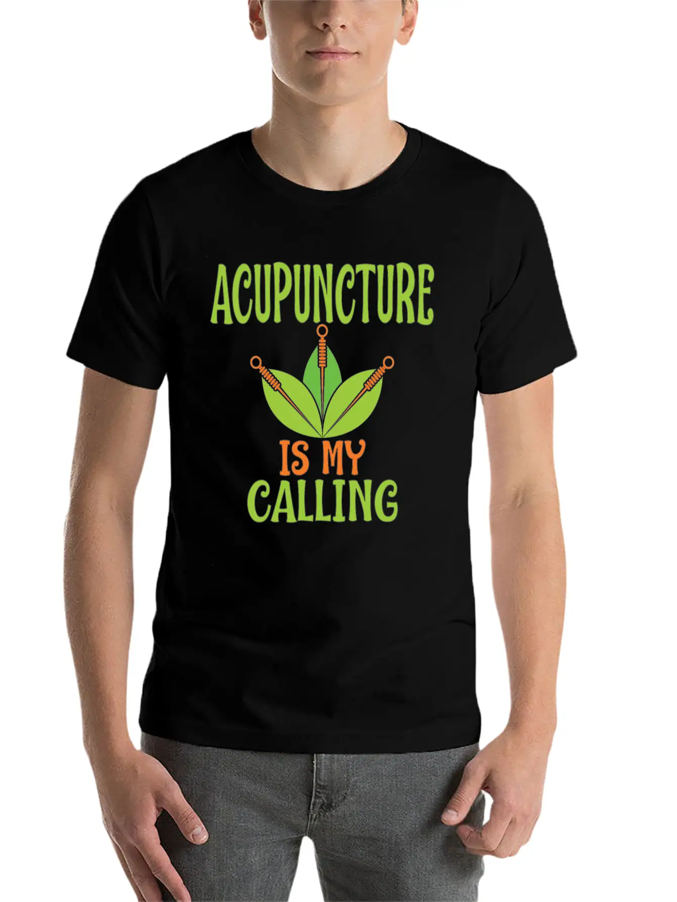 Acupuncture Is My Calling Acupuncturists Classic Cotton Tee – Unisex Comfort For Any Season