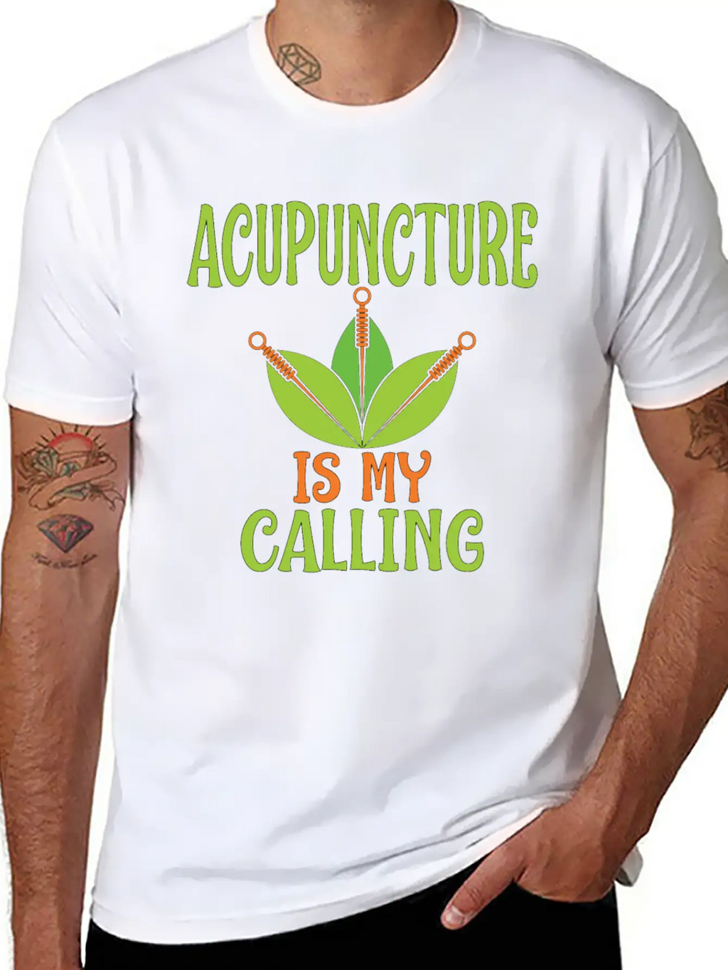 Acupuncture Is My Calling Acupuncturists Classic Cotton Tee – Unisex Comfort For Any Season