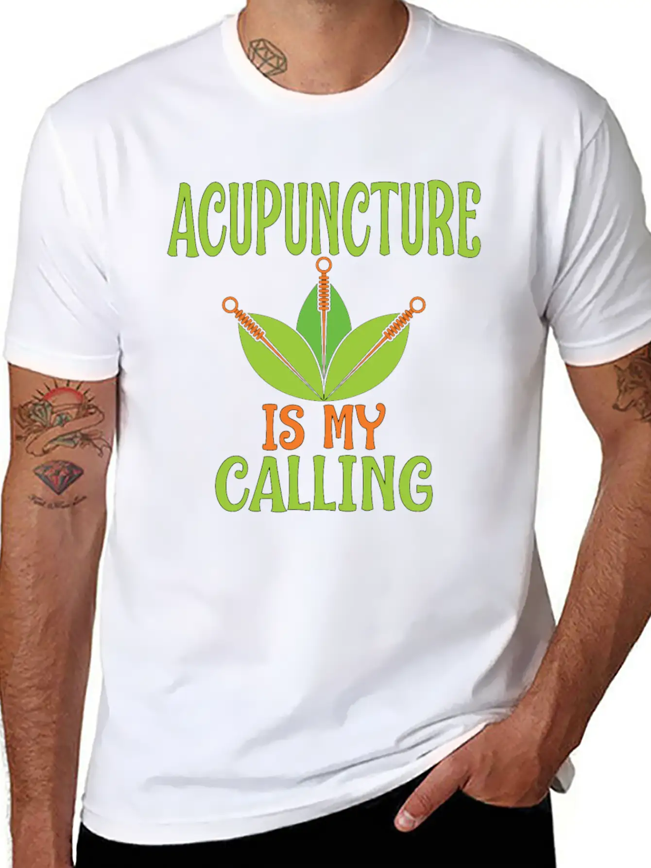 Acupuncture Is My Calling Acupuncturists Classic Cotton Tee – Unisex Comfort For Any Season