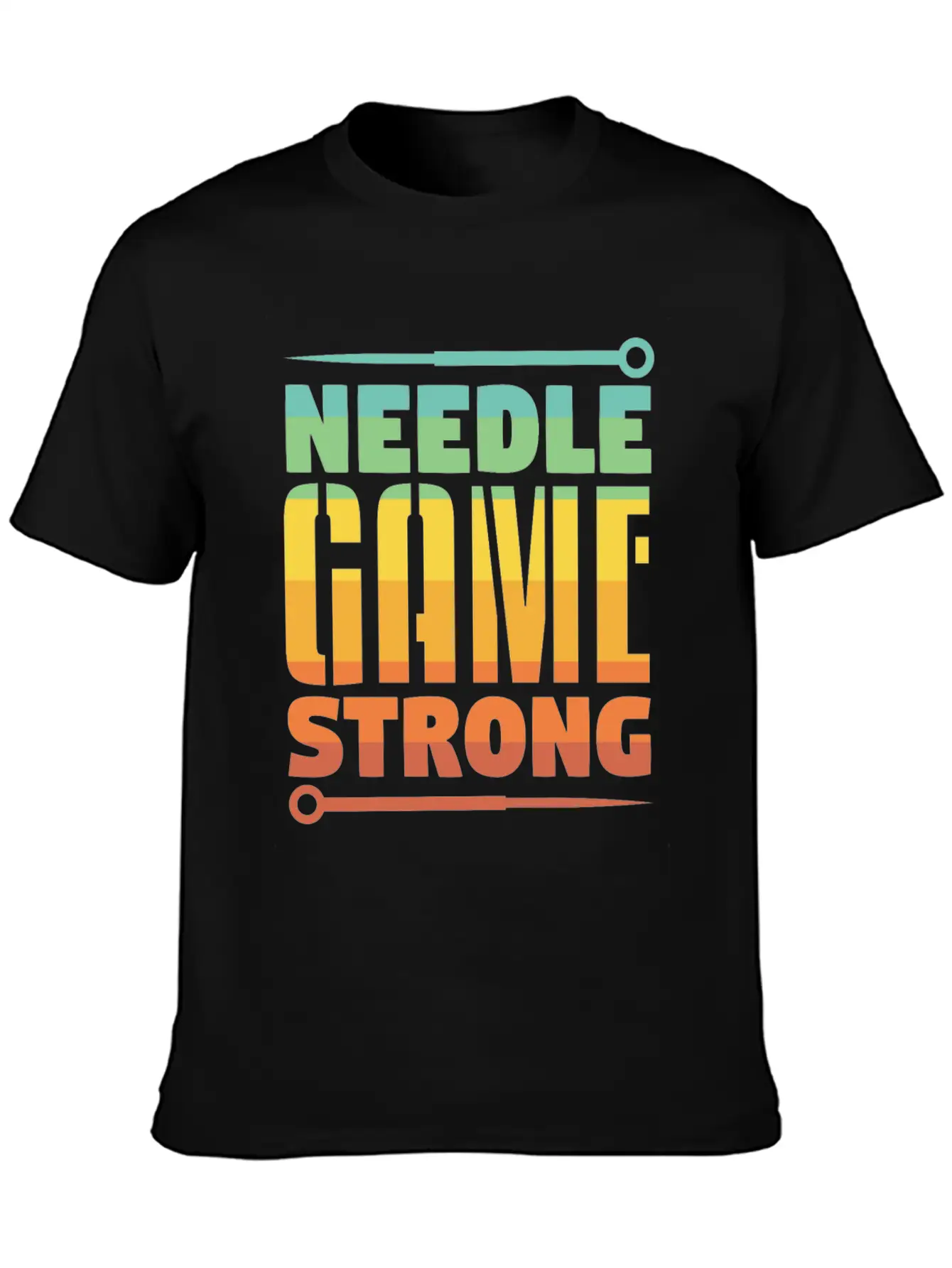 Acupuncture Needle Game Strong Comfortable Minimalist Graphic Tee – Summer Style Essential