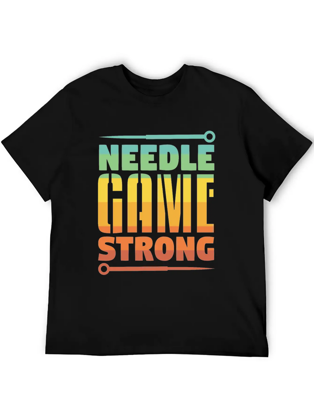 Acupuncture Needle Game Strong Comfortable Minimalist Graphic Tee – Summer Style Essential