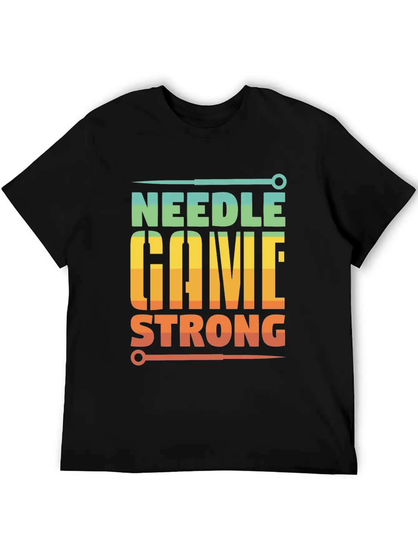 Acupuncture Needle Game Strong Comfortable Minimalist Graphic Tee – Summer Style Essential