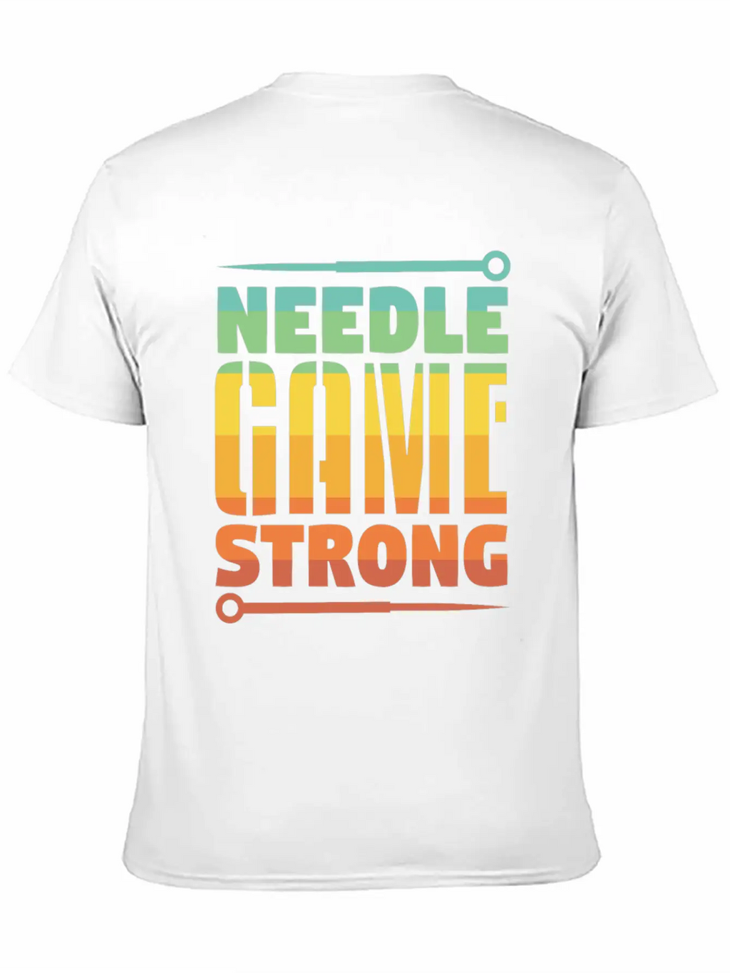 Acupuncture Needle Game Strong Comfortable Minimalist Graphic Tee – Summer Style Essential
