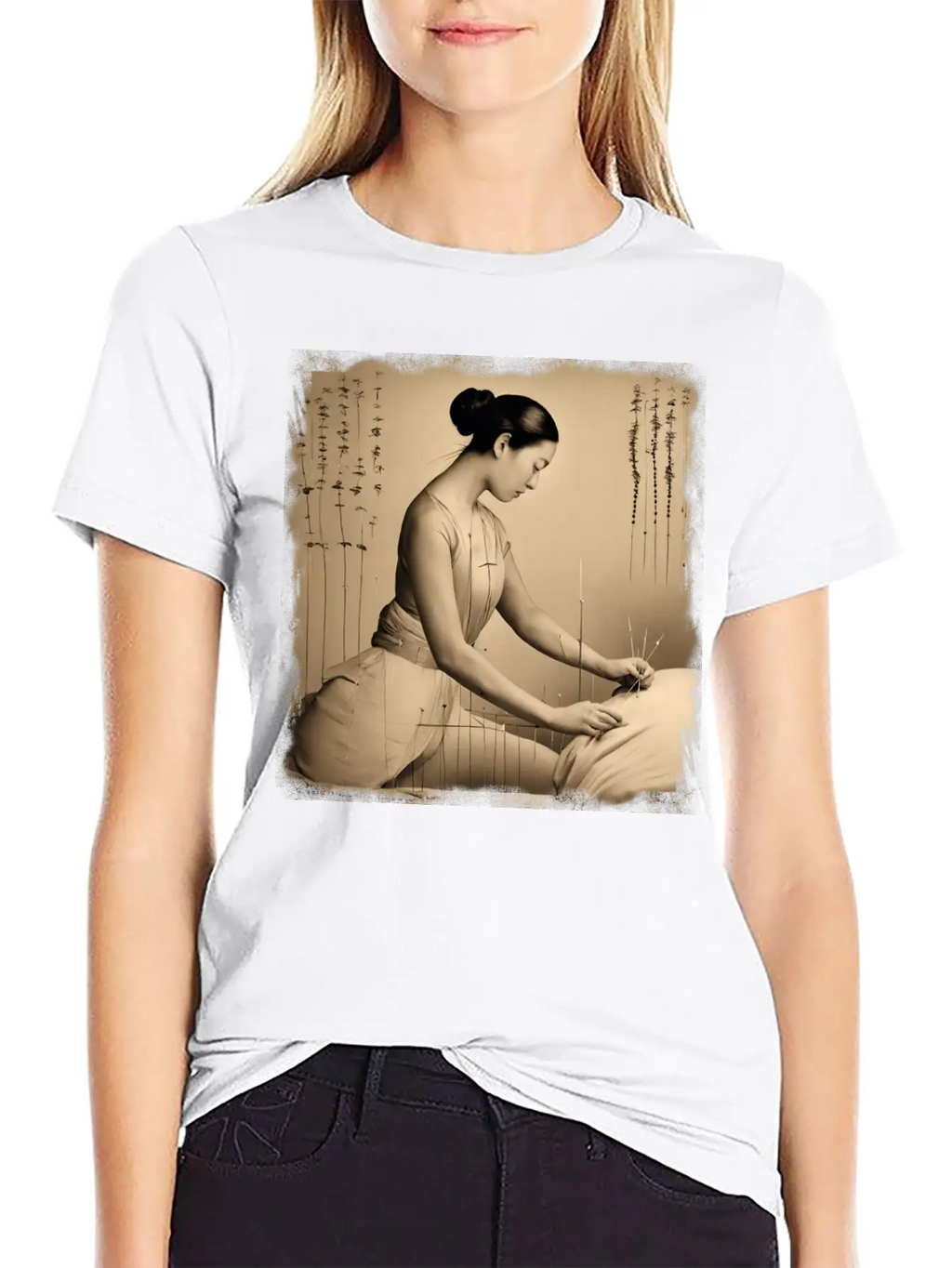 Acupuncture Patient Treatment Simple Everyday Graphic Tee – Lightweight Summer Wear