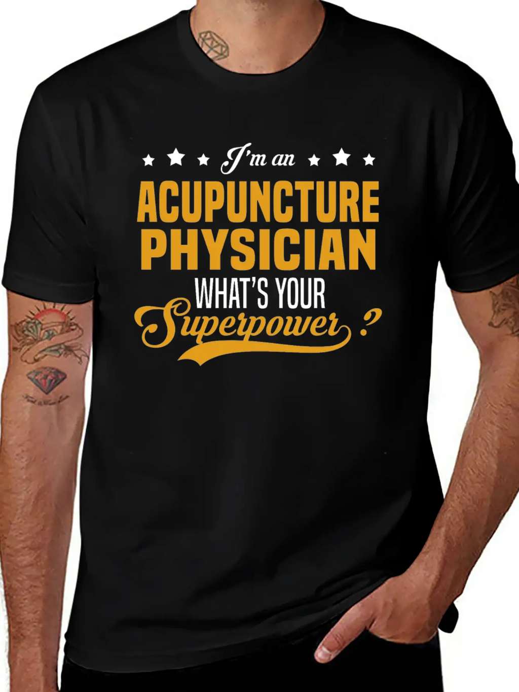 Acupuncture Physician Stylish Everyday T-Shirt – Unisex Basic Cotton Tee