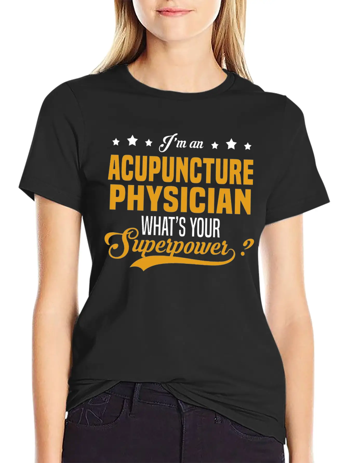 Acupuncture Physician Stylish Everyday T-Shirt – Unisex Basic Cotton Tee