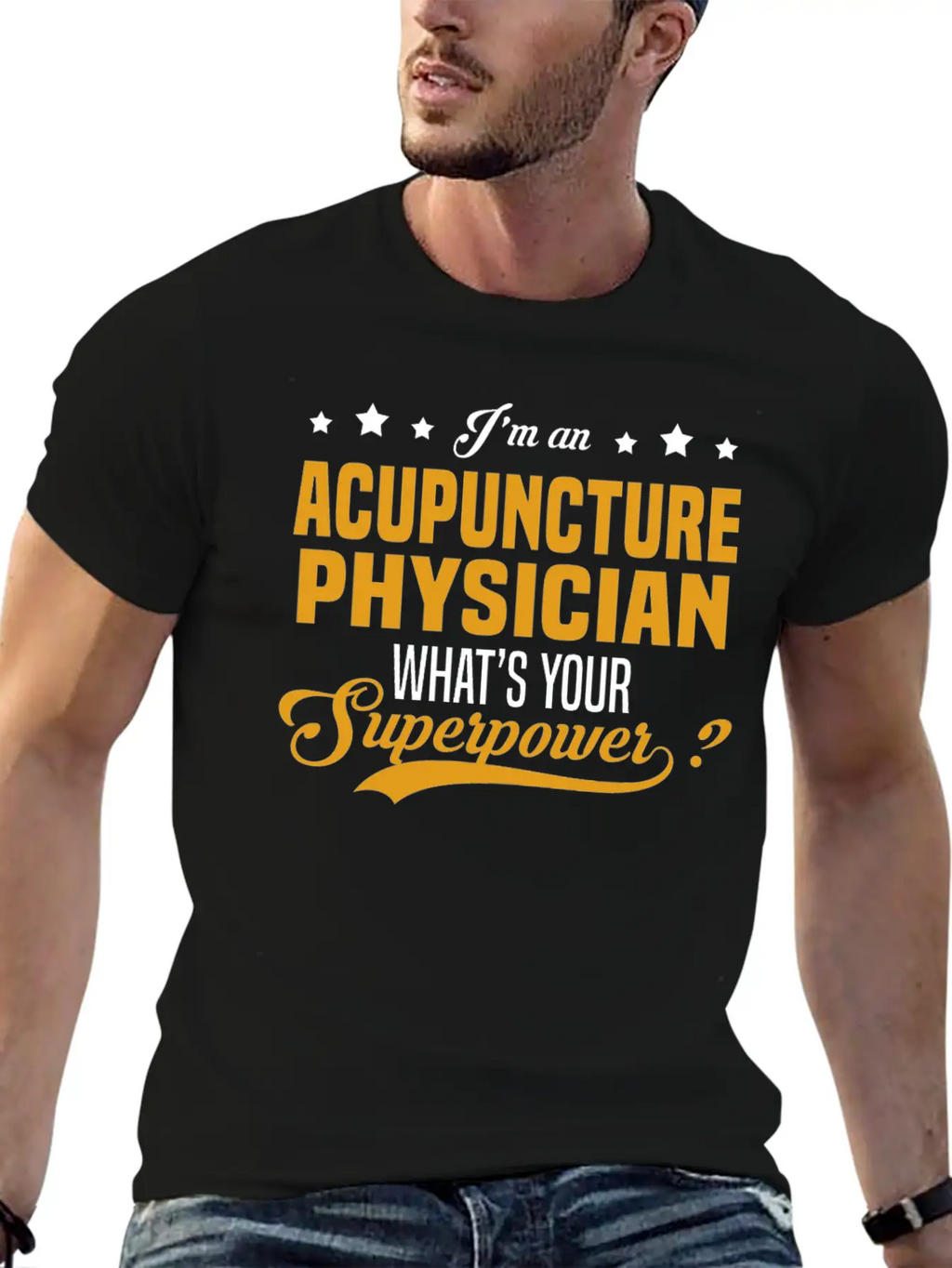 Acupuncture Physician Stylish Everyday T-Shirt – Unisex Basic Cotton Tee