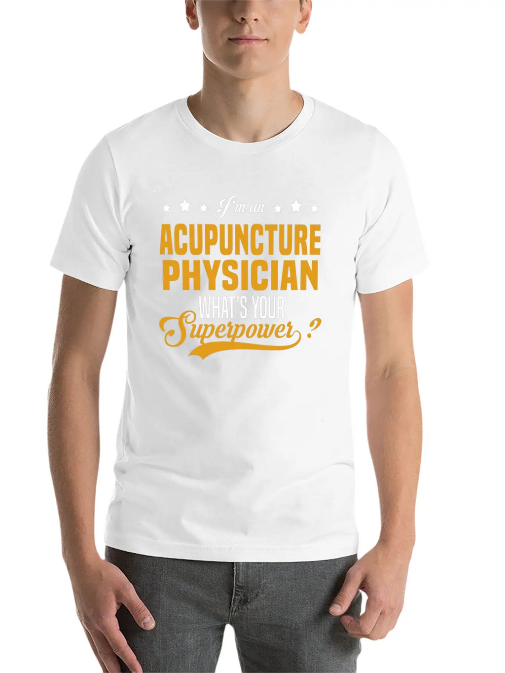 Acupuncture Physician Stylish Everyday T-Shirt – Unisex Basic Cotton Tee