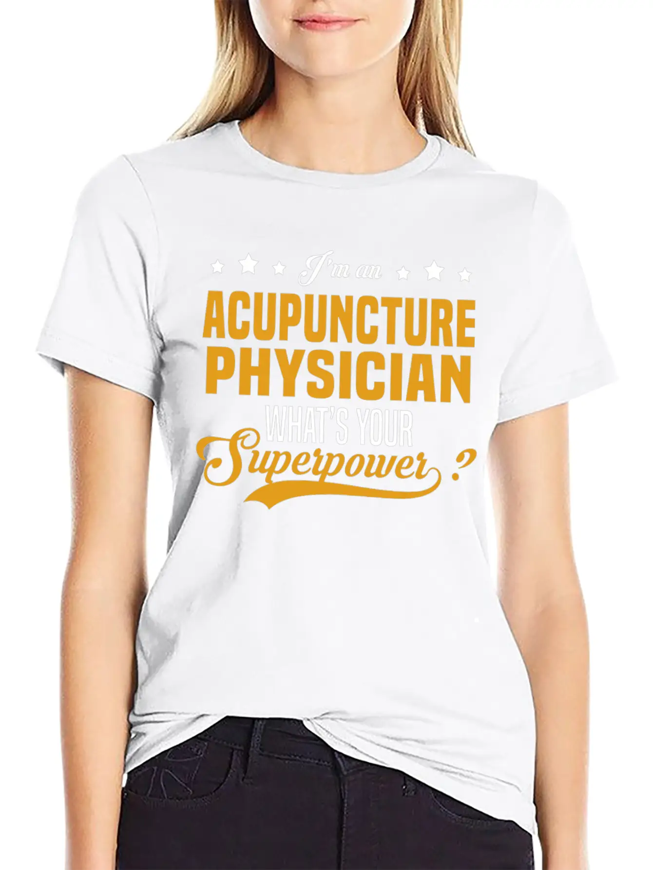 Acupuncture Physician Stylish Everyday T-Shirt – Unisex Basic Cotton Tee