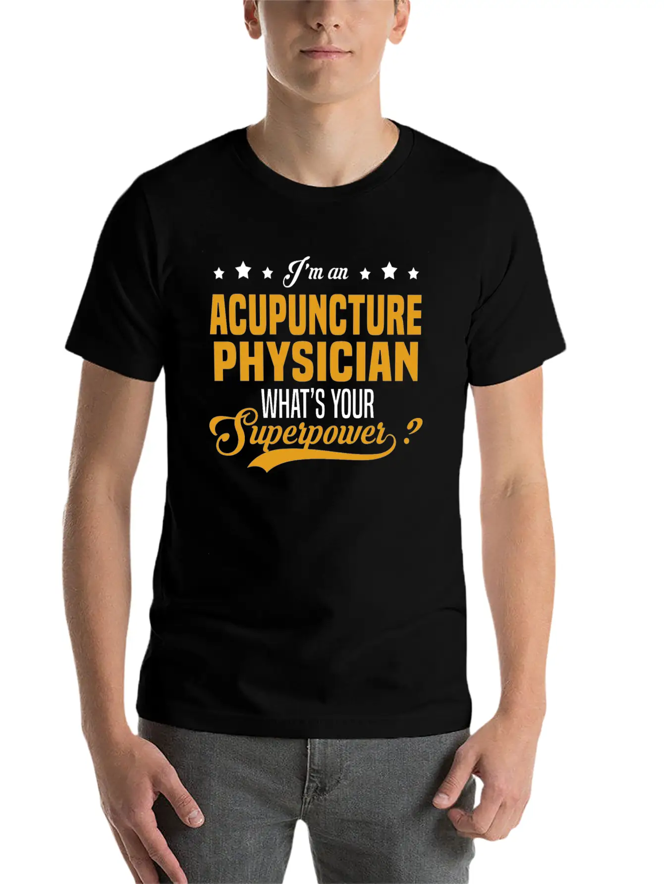 Acupuncture Physician Stylish Everyday T-Shirt – Unisex Basic Cotton Tee