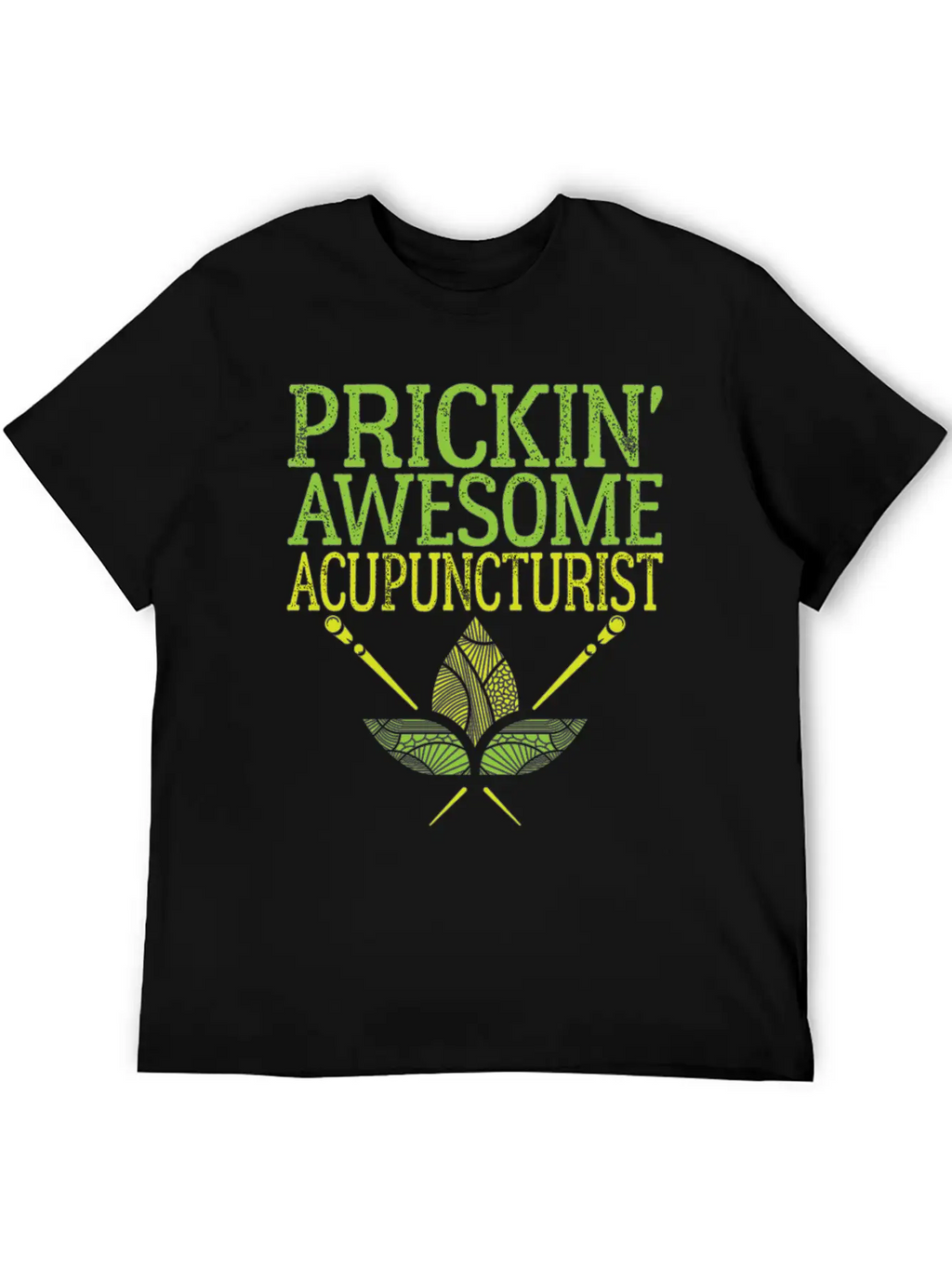 Acupuncture Prickin' Awesome Acupuncturist Simple Everyday Graphic Tee – Lightweight Summer Wear