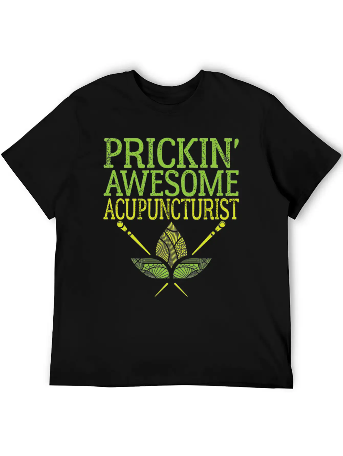 Acupuncture Prickin' Awesome Acupuncturist Simple Everyday Graphic Tee – Lightweight Summer Wear