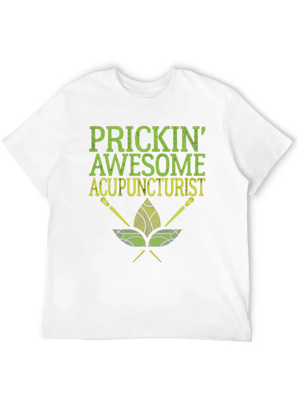 Acupuncture Prickin' Awesome Acupuncturist Simple Everyday Graphic Tee – Lightweight Summer Wear