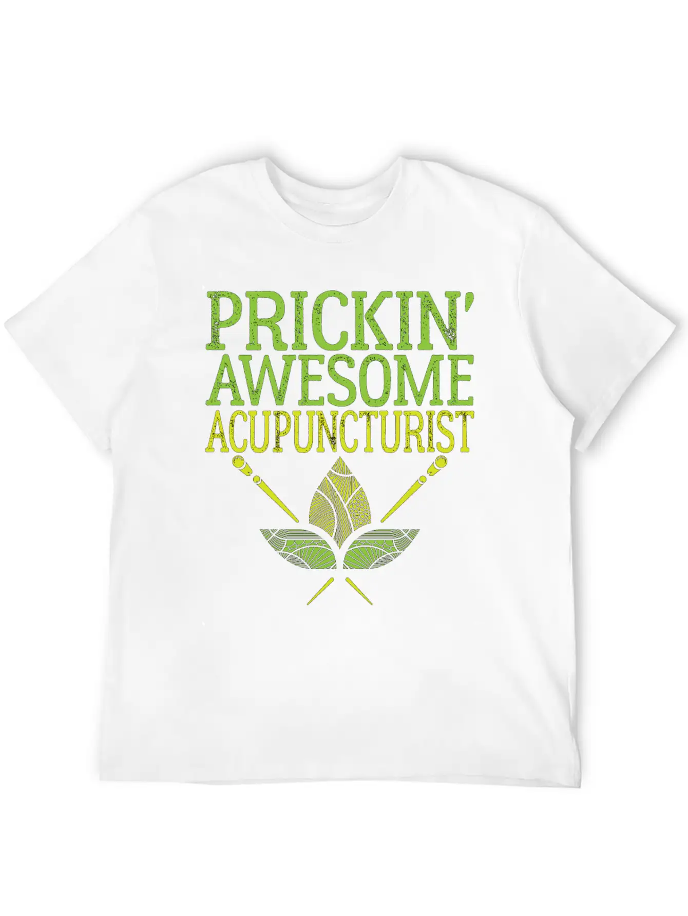 Acupuncture Prickin' Awesome Acupuncturist Simple Everyday Graphic Tee – Lightweight Summer Wear