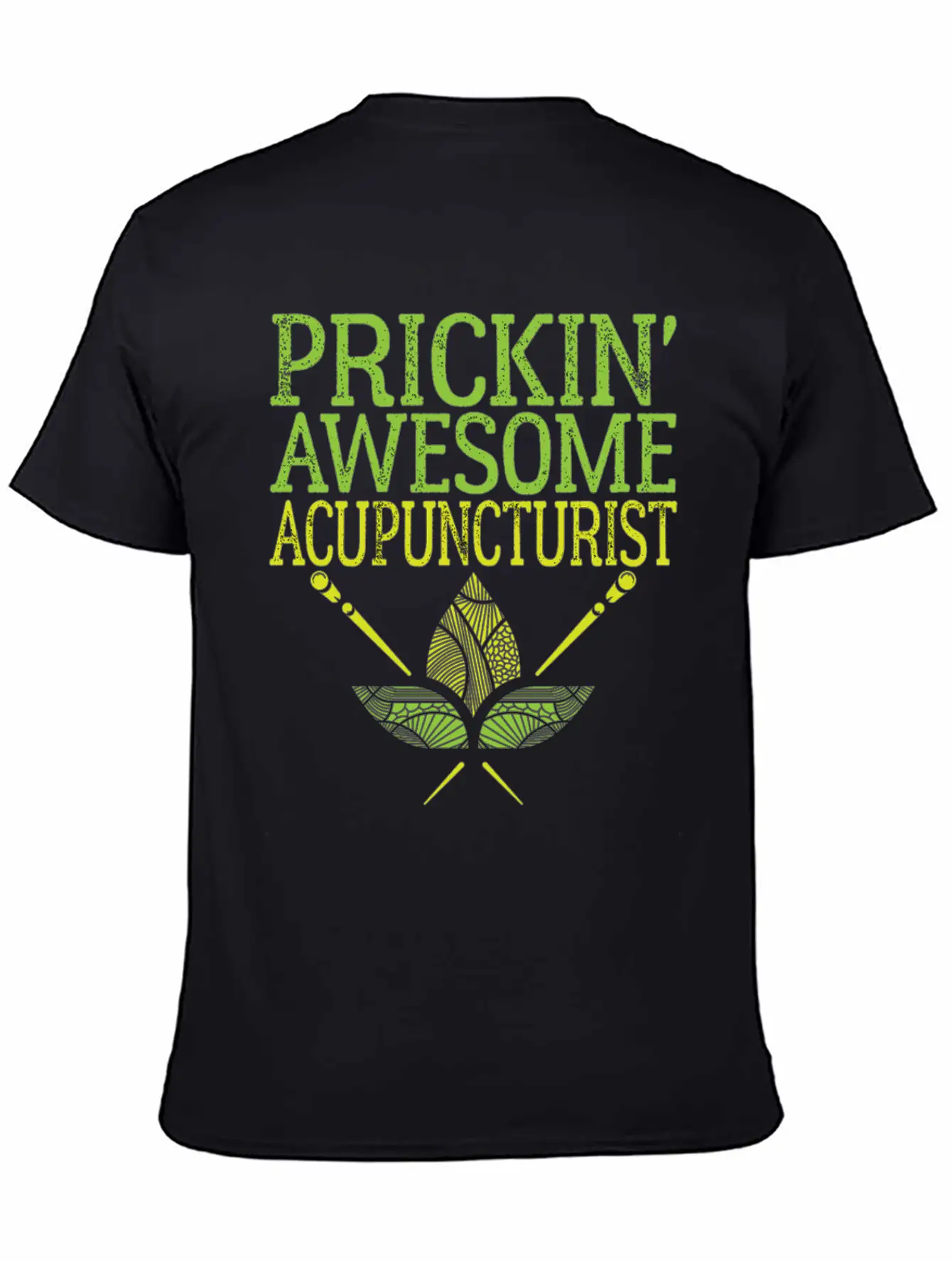 Acupuncture Prickin' Awesome Acupuncturist Simple Everyday Graphic Tee – Lightweight Summer Wear