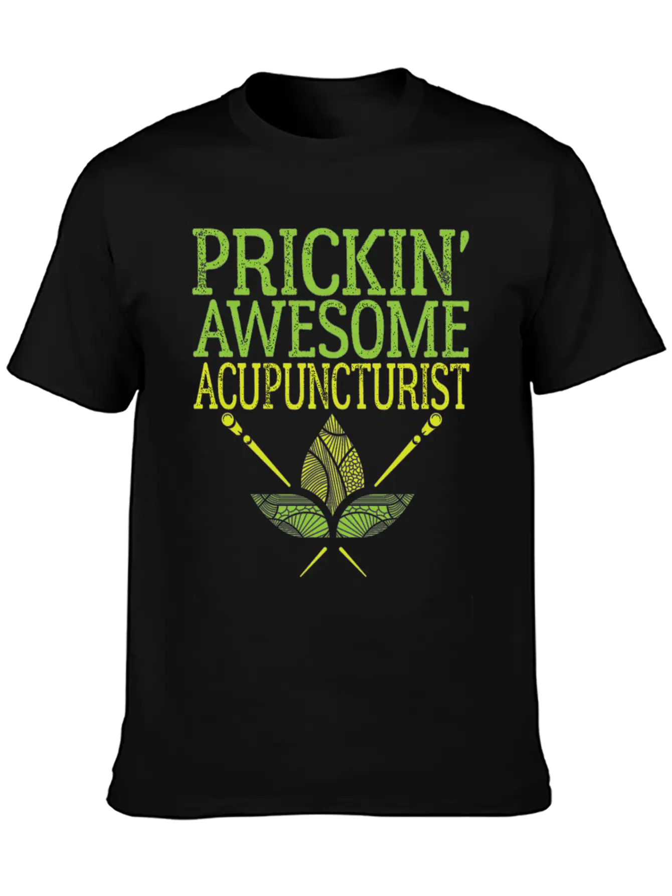 Acupuncture Prickin' Awesome Acupuncturist Simple Everyday Graphic Tee – Lightweight Summer Wear