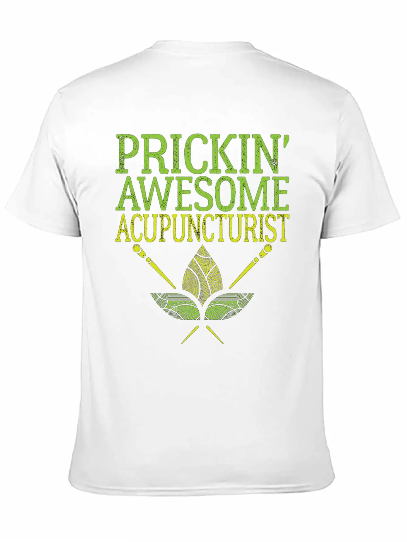 Acupuncture Prickin' Awesome Acupuncturist Simple Everyday Graphic Tee – Lightweight Summer Wear