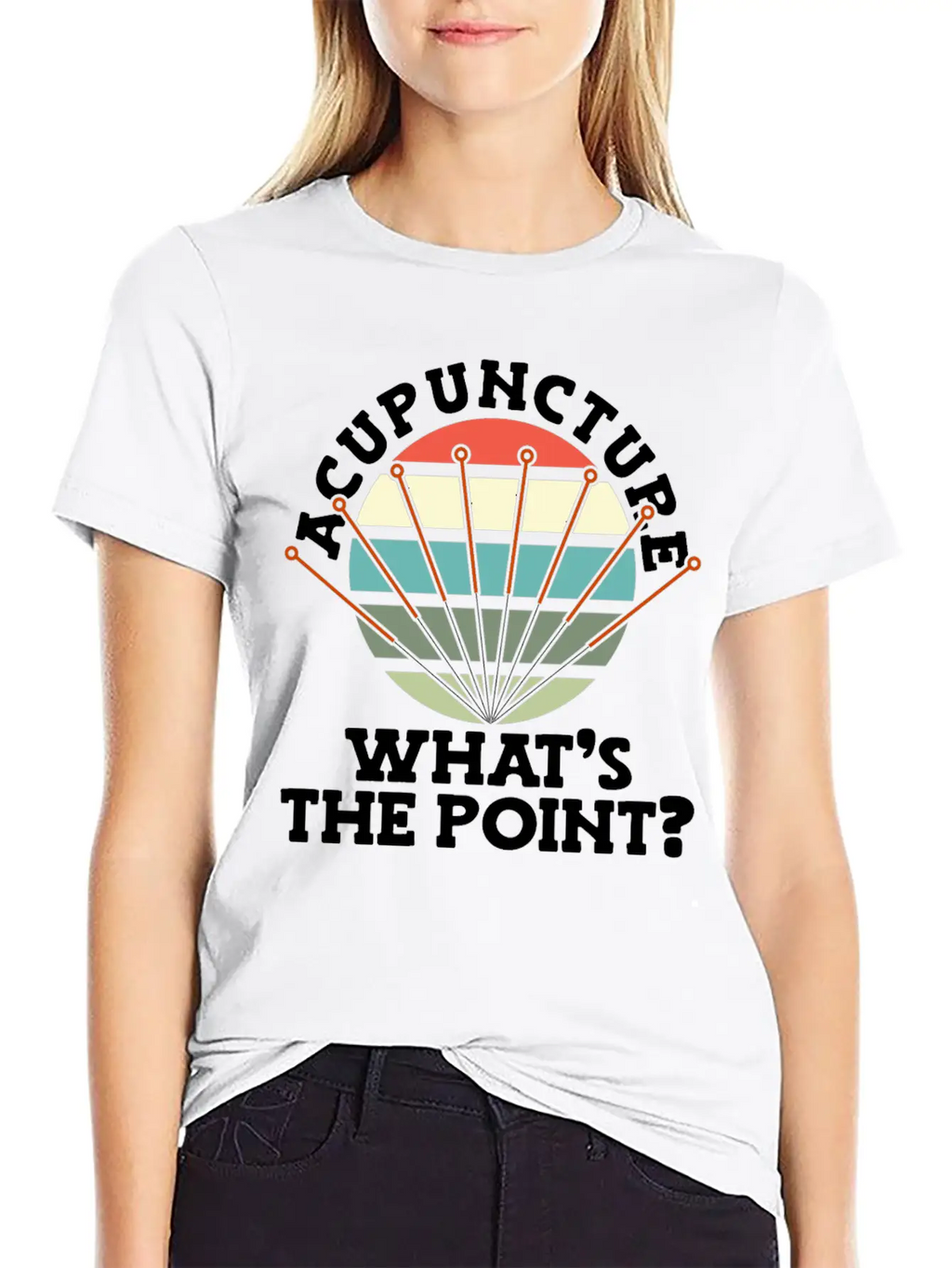 Acupuncture What's The Point Needle National Classic Fit Graphic Tee For Daily Comfort – Unisex Cotton Shirt
