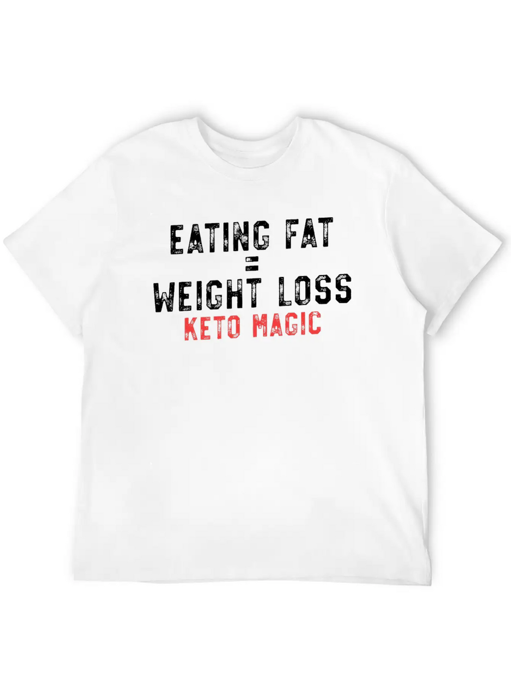 Addicted To Keto Funny Keto Shirt Ketosis Diet Unisex Casual T-Shirt – Clean Design For Daily Comfort