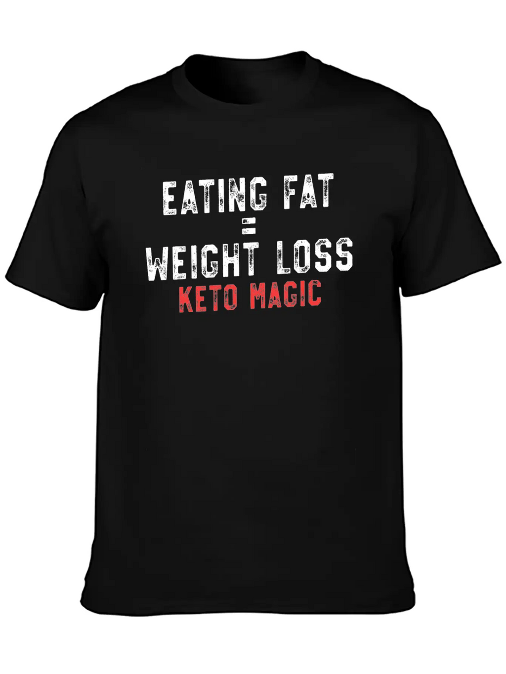 Addicted To Keto Funny Keto Shirt Ketosis Diet Unisex Casual T-Shirt – Clean Design For Daily Comfort