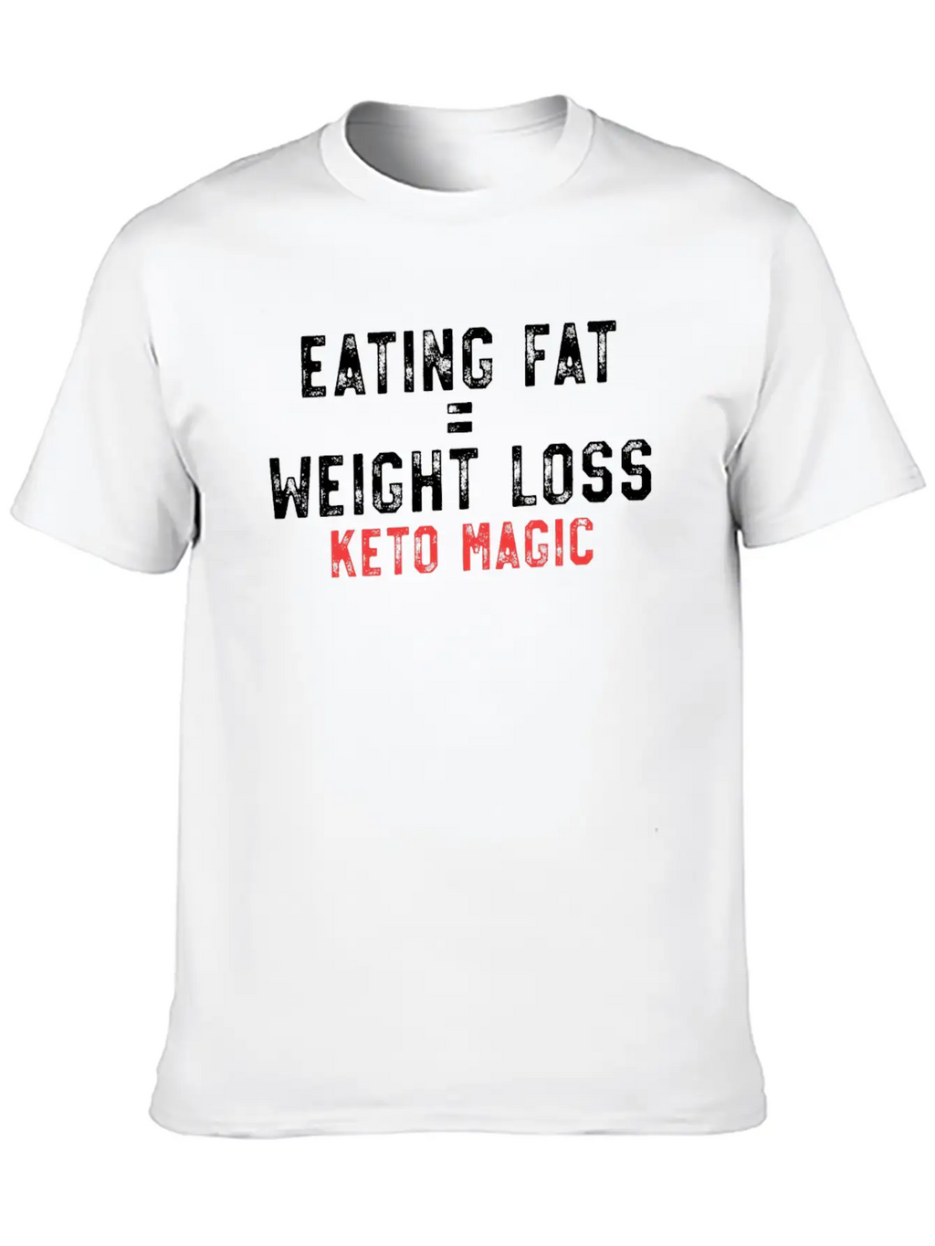 Addicted To Keto Funny Keto Shirt Ketosis Diet Unisex Casual T-Shirt – Clean Design For Daily Comfort