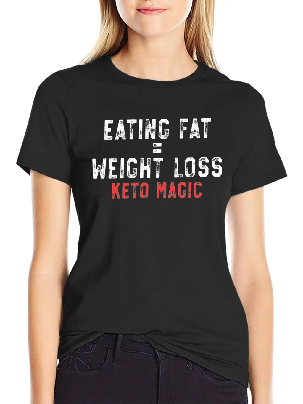 Addicted To Keto Funny Keto Shirt Ketosis Diet Unisex Casual T-Shirt – Clean Design For Daily Comfort
