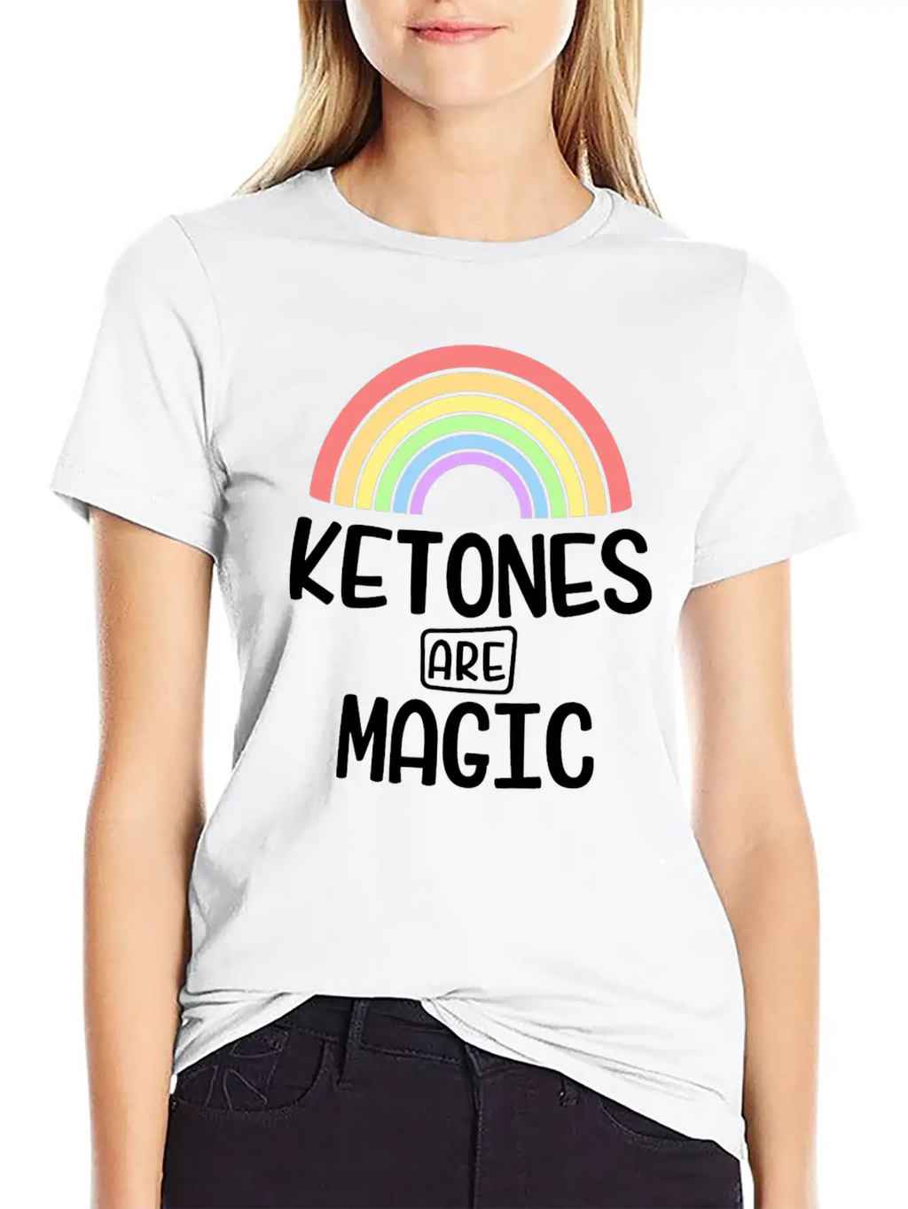 Addicted To Ketones Funny Keto Shirt For Women Diet Classic Cotton Tee – Unisex Comfort For Any Season