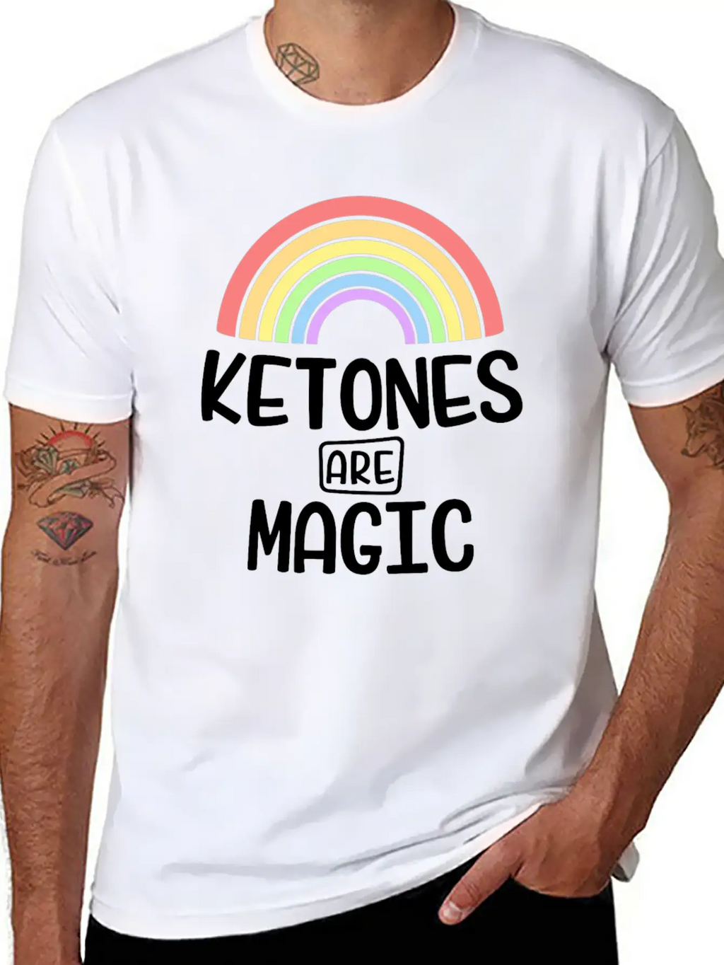 Addicted To Ketones Funny Keto Shirt For Women Diet Classic Cotton Tee – Unisex Comfort For Any Season