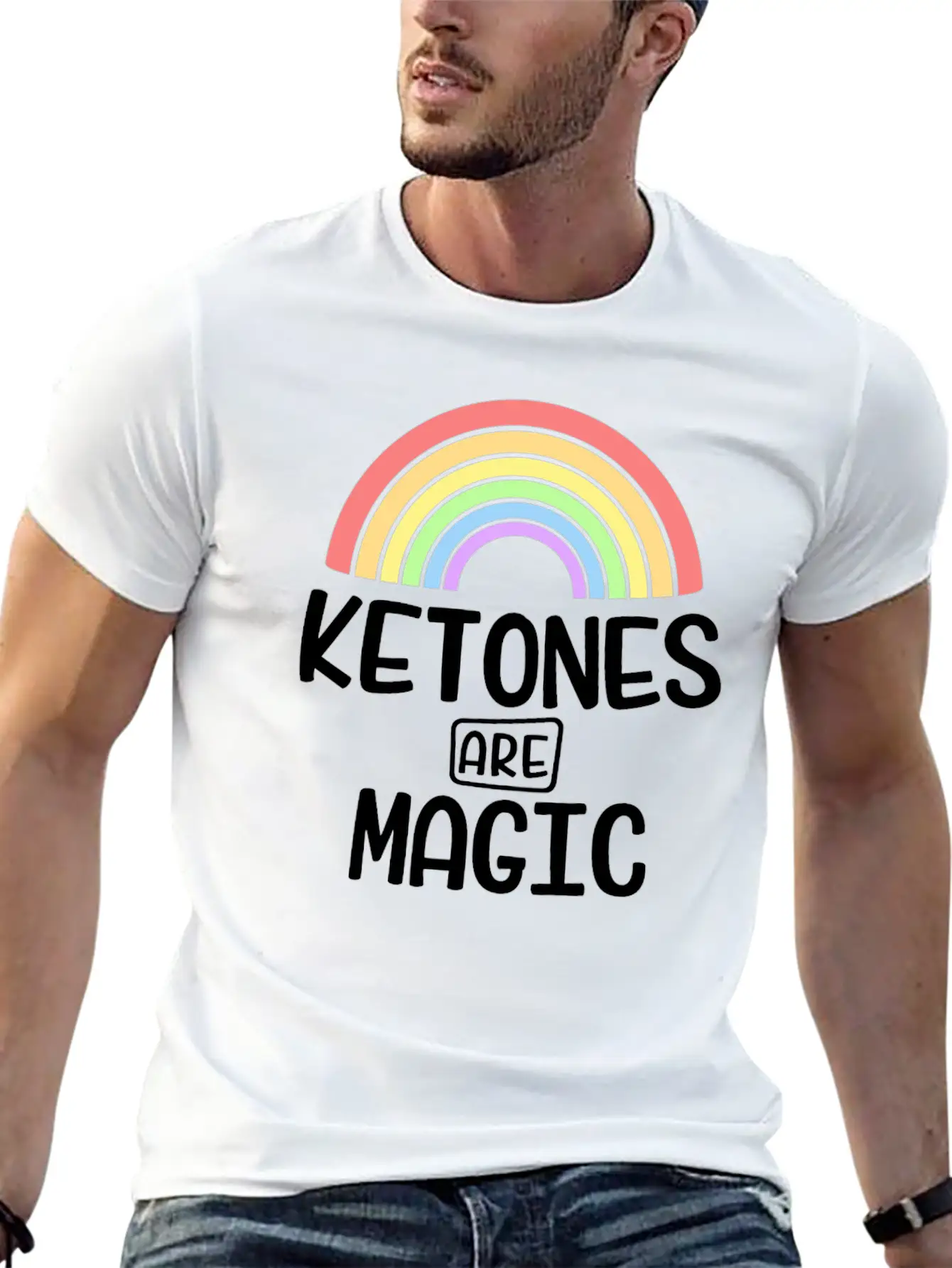 Addicted To Ketones Funny Keto Shirt For Women Diet Classic Cotton Tee – Unisex Comfort For Any Season