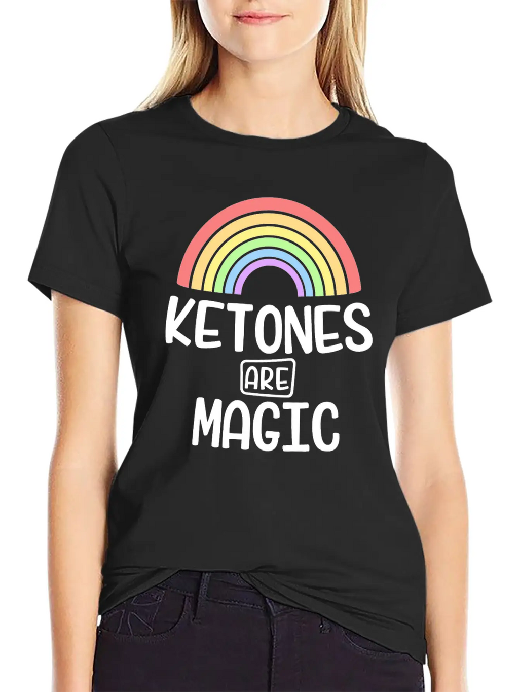 Addicted To Ketones Funny Keto Shirt For Women Diet Classic Cotton Tee – Unisex Comfort For Any Season