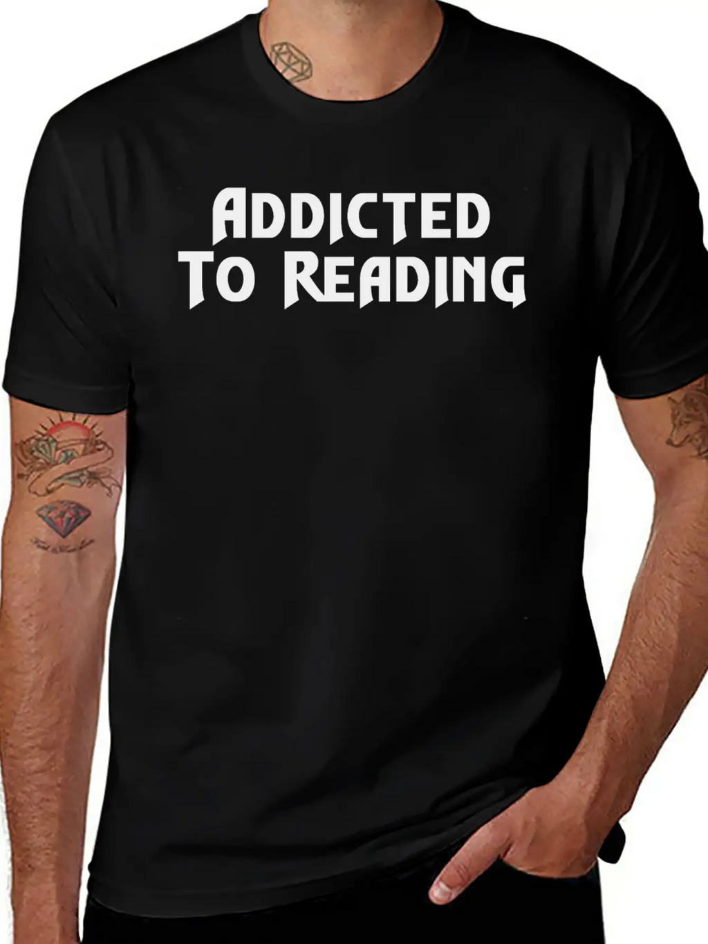 Addicted To Reading Classic Cotton Tee – Unisex Comfort For Any Season