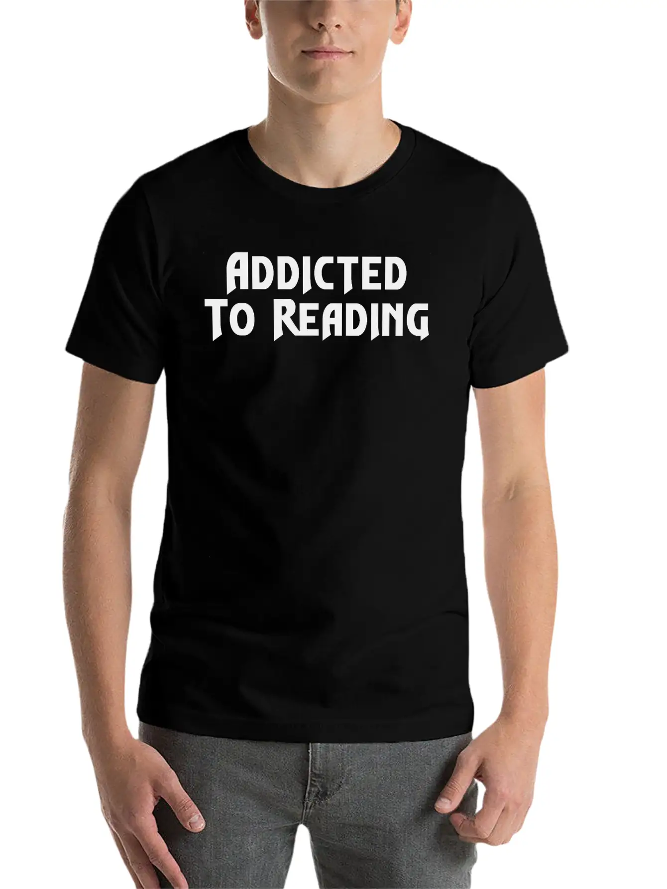 Addicted To Reading Classic Cotton Tee – Unisex Comfort For Any Season