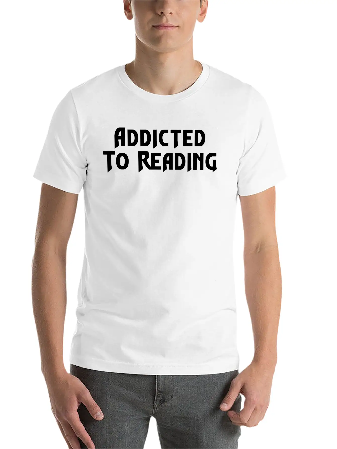 Addicted To Reading Classic Cotton Tee – Unisex Comfort For Any Season